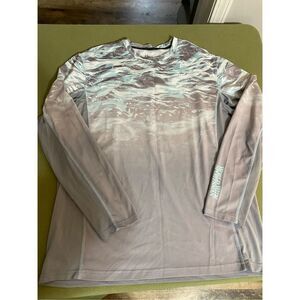 World Wide Sportsman Mens LG gray  Long Sleeve Fishing Shirt